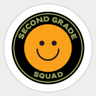 Second Grade Squad Sticker